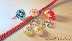 ミルフィオリ　焼成温度　ガラスフュージング作品　LECCIAN GLASS