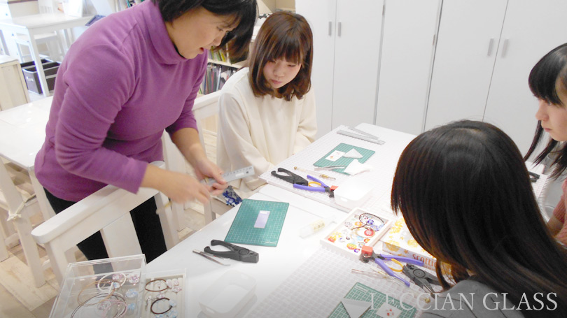 ガラスフュージング資格認定講座レチアンガラス　アドバンスコース