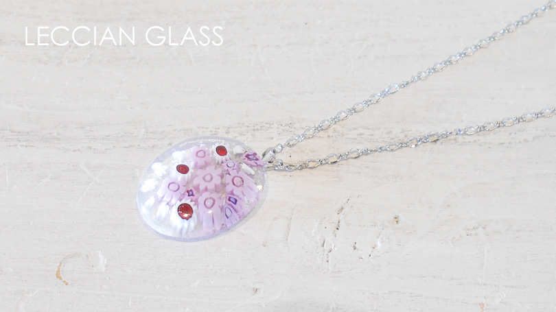 『K.T』さん課題作品　ヴェネチアン・アクセサリーA-1【ベーシックコース】｜ガラスフュージング・レチアンガラス資格認定講座　オンライン講座受講サイト（通信講座）