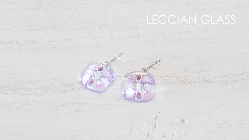 『K.T』さん課題作品　ヴェネチアン・アクセサリーA-2【ベーシックコース】｜ガラスフュージング・レチアンガラス資格認定講座　オンライン講座受講サイト（通信講座）