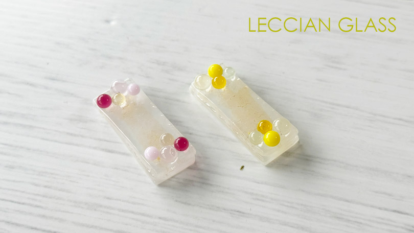 『miya』さん課題作品　箸置きA-1【ベーシックコース】｜ガラスフュージング・レチアンガラス資格認定講座　オンライン講座受講サイト（通信講座）